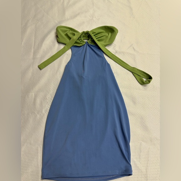 Fashion Nova City Dreamin' Mini Dress - Blue/combo - Picture 3 of 5